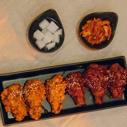 ไก่ทอดเกาหลีซอสฮันนี่กาลิค 3 ชิ้น