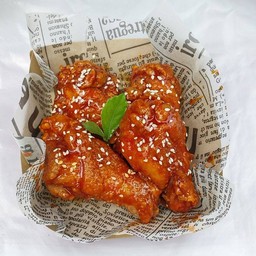 ไก่ทอด ซอสเผ็ด