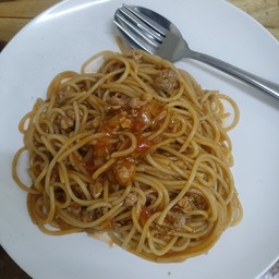 สปาเก็ตตี้ซอสหมู