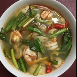 อาหารตามสั่งริมคลองรสแซ่บ ซอยโรงเรียนชาวไร่ -byป้าจ๋า -