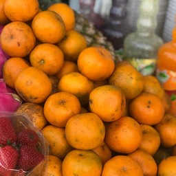 ส้มสด ปั่น