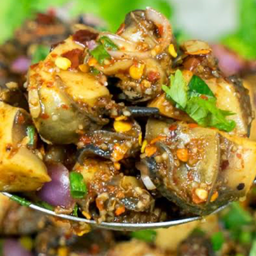 ก้อยหอยเชอรี่(สุก)