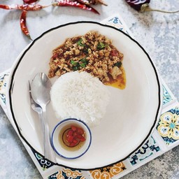 กะเพราหมูสับ แบบสับๆ