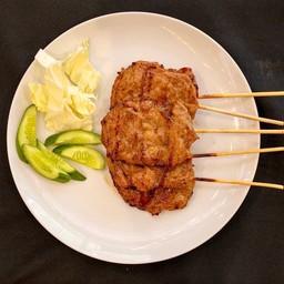 หมูปิ้งนมสด