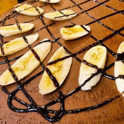 เครปช็อคโก้บานาน่า  (Choco Banana Chocolate Crepe)