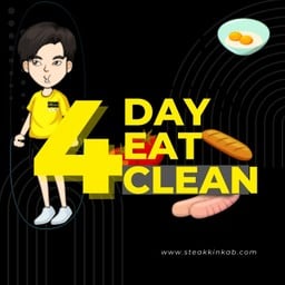Day 4 ข้าวหน้าสเต็กไก่ 390 kcal X  สเต็กไก่ 280 Kcal