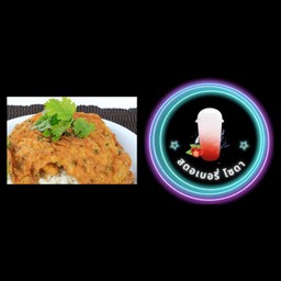 ไข่เจียวทรงเครื่องไข่2ใบ+สตอเบอรี่โซดา