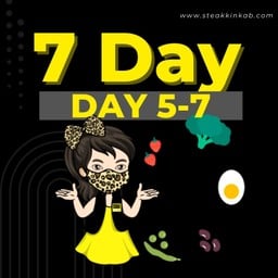 Day 5-7 อาหารคลีน 6กล่อง ทานได้ 3 วัน