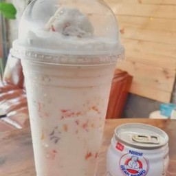 นมหมีปั่นปีโป้