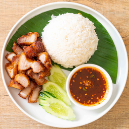ข้าวหมูทอด