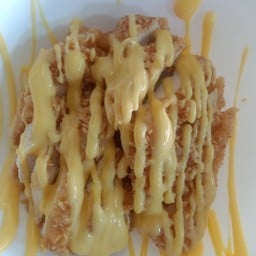 ไก่กรอบราดคอร์นชีส (กับข้าว)