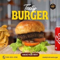 Daddy Holmes Burger คลองเรียน2 หาดใหญ่