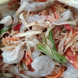 ตำกุ้งสด ปลาร้า