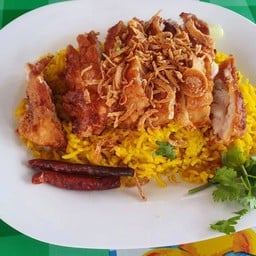ข้าวหมกไก่ทอด