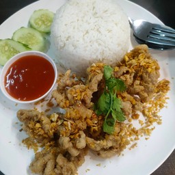 หมูทอดกระเทียม