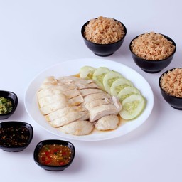 ข้าวมันไก่ชุดครอบครัว