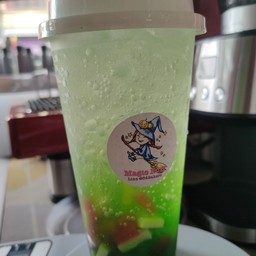 น้ำเขียวโซดา Green sweet soda
