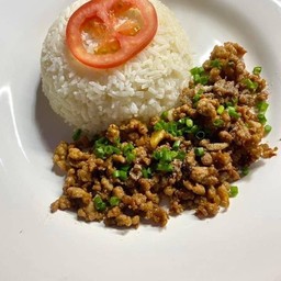 หมูสับผัดซอส