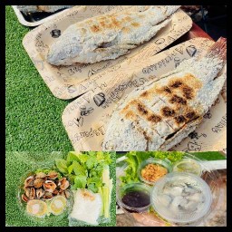 เผาปลามากินหอย