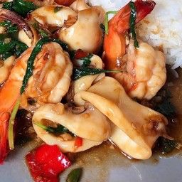 ข้าว..กะเพราทะเล