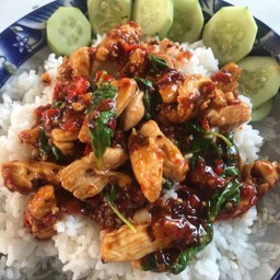 กะเพราไก่🐓