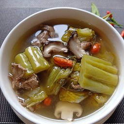 ซุปมะระเห็ดหอม