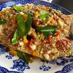 เต๋าเต้ยราดพริก ราดน้ำปลา7ขีด