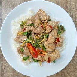 ข้าวผัดฉ่าหมูชิ้น