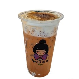 ชาไทยครีมชีสพ่นไฟ