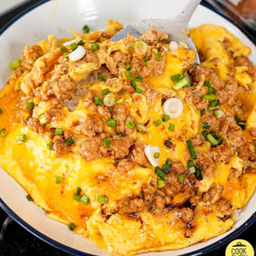 ข้าวไข่ข้นหมูสับ