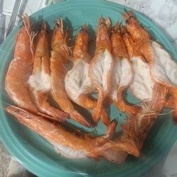 กุ้งทะเลเผา