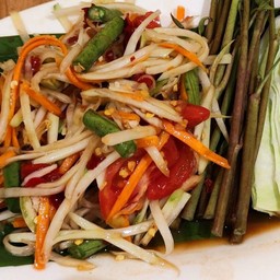 ส้มตำ(papaya salad)