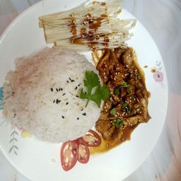 ข้าวไก่เกาหลี