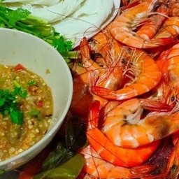 กุ้งขาวนึ่ง 1 โล