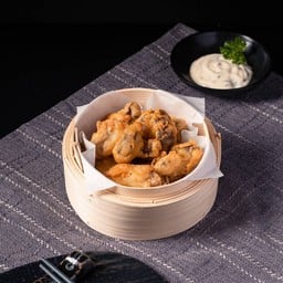 เห็ดหอมสดทอดกับทรัฟเฟิลซอส - Deep Fried Mushrooms