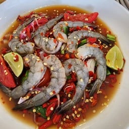 ยำกุ้งสด