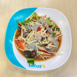 ตำกุ้งสด  (ร้านส้มตำเจ๊ติ๊ก)