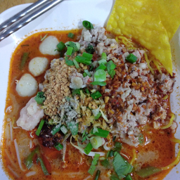 บะหมี่ หมูสับต้มยำ