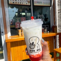 นมสดสตอเบอร์รี่ 🍓