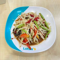 ส้มตำปูปลาร้า  ร้านส้มตำเจ๊ติ๊ก