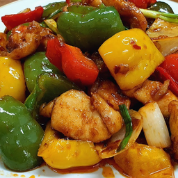 ผัดพริกเผา (กับข้าว)