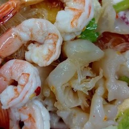 ยำแมงกระพรุน+กุ้งสุก