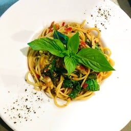 สปาเก็ตตี้ผัดหอยลาย