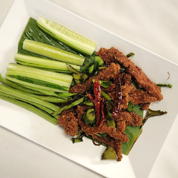 หมูทอดใบมะกรูด