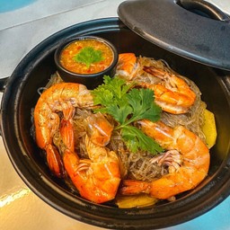 กุ้งอบวุ้นเส้น