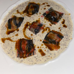 Mushroom ravioli