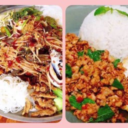 อาหารตามสั่งส้มตำอาหารอีสาน..เจ๊สาวแซ่บเวอร์