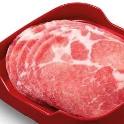 สันคอหมูสไลด์ (100 กรัม)