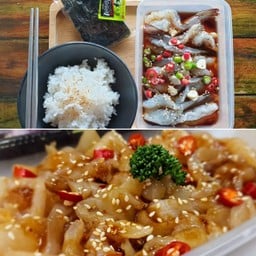 แมงกะพรุนน้ำมันงา+ชุดกุ้งดองซีอิ้ว