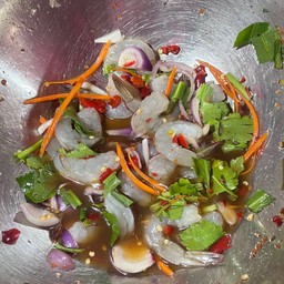 เหลากุ้งสดปลาร้า